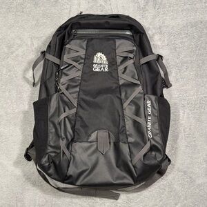 Granite Gear Manitou Black Gray Hiking Backpack 17” Laptop Outdoor Travel Hiking